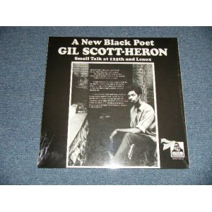 画像: GIL SCOTT-HERON  - A NEW BLACK POET(SEALED) / US AMERICA REISSUE "BRAND NEW SEALED"  LP 