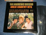 画像:  THE ANDREWS SISTERS  - GREAT COUNTRY HITS  (Ex+/Ex+++ EDSP) / 1963  US AMERICA ORIGINAL MONO  Used  LP