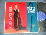 画像: PATTI PAGE - THE EAST SIDE(Ex+++/Ex+++)  /1957 US AMERICA ORIGINAL 1st Press "BLUE With SILVER PRINT Label" MONO Used LP