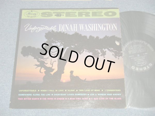 画像1: DINAH WASHINGTON - UNFORGETTABLE ( Ex++/Ex++, Ex+++) / 1961  US AMERICA  ORIGINAL 1st Press  "BLACK with SILVER Print  Label"  STEREO Used LP
