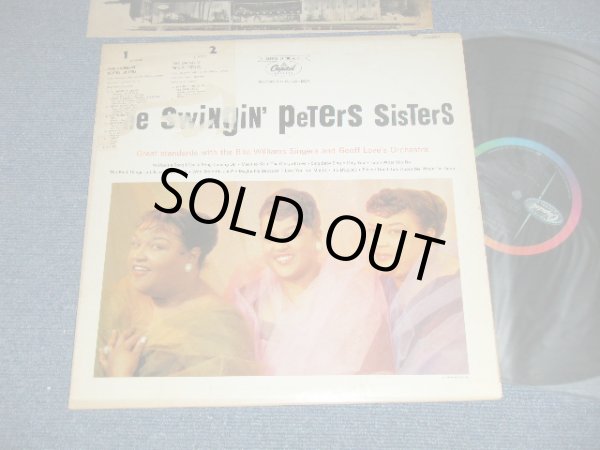 画像1: The SWINGIN' PETERS SISTERS - The SWINGIN' PETERS SISTERS (Ex++/MINT-)  / 1959  US AMERICA "1st Press BLACK with RAINBOW  Logo on LEFT Label" MONO  Used  LP