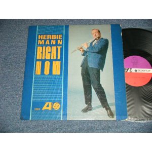 画像: HERBIE MANN - RIGHT NOW (Ex++, Ex/Ex-)   / 1962  US AMERICA ORIGINAL 1st Press "ORANGE RED & PURPLE Label"  "MONO"  Used LP 