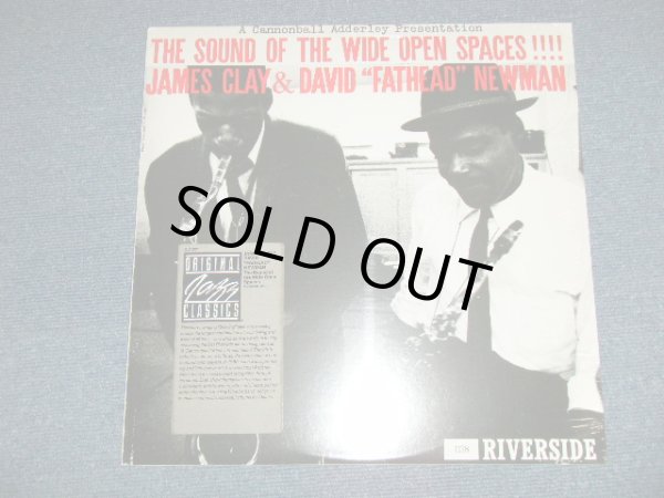 画像1: JAMES CLAY and DAVID "FATHEAD" NEWMAN - THE SOUND OF THE WIDE OPEN SPACES (SEALED) /  1986 US AMERICA  REISSUE "BRAND NEW SEALED"  LP