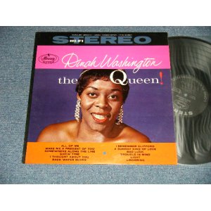 画像: DINAH WASHINGTON - THE QUEEN ( Ex+++, Ex++/MINT-  STPOBC) / 1959  US AMERICA  ORIGINAL 1st Press  "BLACK with SILVER Print  Label"  STEREO Used LP