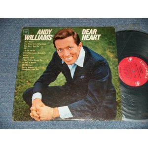 画像: ANDY WILLIAMS - DEAR HEART (Ex++/Ex+++  STOBC) / 1965 US AMERICA ORIGINAL "2-EYES with GURANTEED HIGH FIDELITY Label"  MONO Used LP 