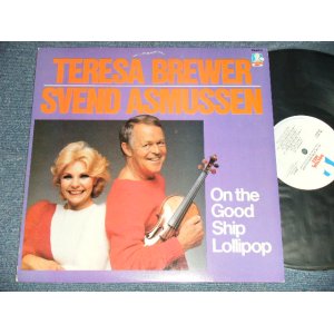 画像: TERESA BREWER & SVEND ASMUSSEN - ON THE GOOD SHIP LOLLIPOP (Ex+++/MINT-) / 1987 US AMERICA  ORIGINAL "PROMO"  Used LP
