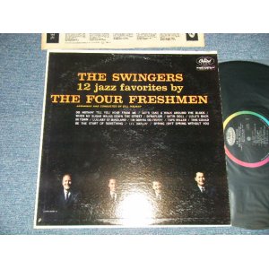 画像: THE FOUR FRESHMEN - THE SWINGERS : 12 Jazz Favorites by THE FOUR FRESHMEN (Ex++/MINT- BB)   / 1963 US AMERICA ORIGINAL "BLACK with RAINBOW 'CAPITOL' Logo on TOP Label"  MONO  Used  LP  