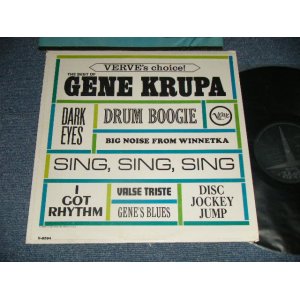 画像: GENE KRUPA  - VERVE'S CHOICE : THE BEST OF (Ex+++/MINT-  EDSP /   US AMERICA ORIGINAL "CAPITOL RECORD CLUB Issue"  MONO Used LP
