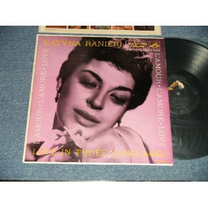 画像: KATYNA RANIERI - L'AMOUR  L'AMOUR (Ex+++/MINT)  / 1956 US AMERICA ORIGINAL MONO Used LP 　