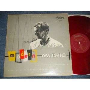 画像: JERRY COKER - MODERN MUSIC FROM INDIANA UNIVERSITY (Ex/Ex+) / 1956 US AMERICA ORIGINAL "RED WAX Vinyl" MONO  Used LP 