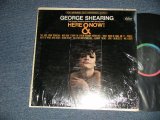 画像: GEORGE SHEARING - HERE & NOW ( Ex++/Ex+++ B-5:Ex+)  / 1966 US AMERICA ORIGINAL "BLACK With RAINBOW CAPITOL Logo on TOP Label"  STEREO Used  LP