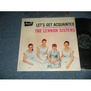 画像: THE LENNON SISTERS -   LET'S GET ACQUAINTED  (Ex++/Ex++ ) / 1957  US AMERICA ORIGINAL "BLACK LABEL" MONO Used  LPLooks:Ex+++