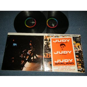 画像: JUDY GARLAND - JUDY AT CARNEGIE HALL   (Ex+++/MINT- STOFC, STOBC, STOL) / 1961 US AMERICA ORIGINAL 1st Press "BLACK with RAINBOW Ring 'CAPITOL' Logo on LEFT Label" STEREO Used 2-LP's 