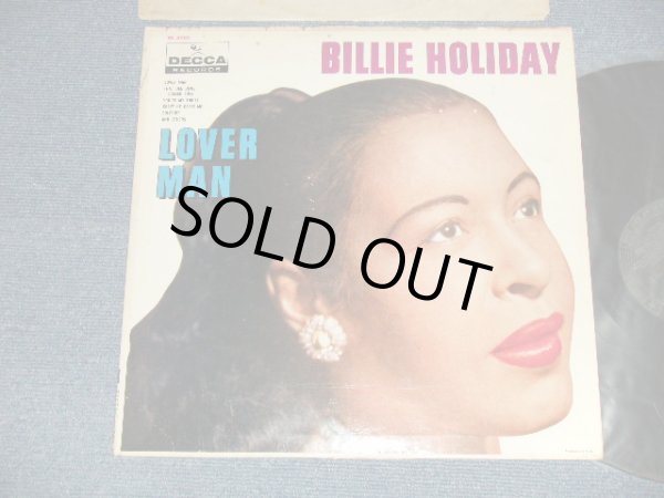 画像1: BILLIE HOLIDAY - LOVER MAN (Ex+/MINT- EDSP) / 1958 US AMERICA ORIGINAL "BLACK With SILVER Print Label" MONO  Used LP