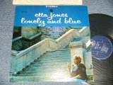 画像: ETTA JONES - LONELY AND BLUES (Ex++?MINT- BB) /  1964 US AMERICA ORIGINAL 1st press "DARK BLUE with TRIDENT LOGO ON TOP Label" STEREO  Used LP 