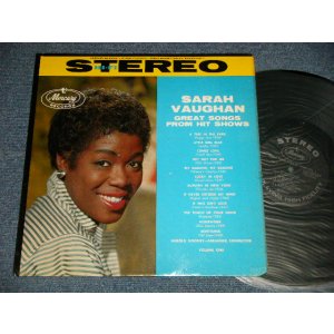 画像: SARAH VAUGHAN - GREAT SONGS FROM HITS SHOWS VOL.1 (Ex++/Ex++ BB, Tape Seam )  / 1959  US AMERICA ORIGINAL  1st Press "BLACK with SILVER Print  Label"  STEREO Used LP 