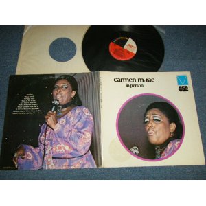 画像: CARMEN McRAE - IN PERSON (Ex++, Ex, Ex++/Ex+++ )  /  1972 US AMERICA ORIGINAL Used LP 