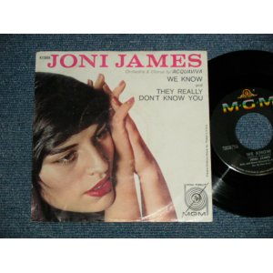 画像: JONI JAMES - A) WE KNOW  B)THEY REALLY DON'T KNOW YOU ( Ex+/Ex++ )/ 1960 US AMERICA ORIGINAL Used 7"45 Single With PICTURE SLEEVE