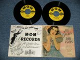 画像: JONI JAMES - LITTLE GIRL BLUE  ( Ex+/Ex++ )  / 1956 US AMERICA ORIGINAL"YELLOW LABEL" MONO Used 7"45 rpm Double EP with PICTURE SLEEVE 