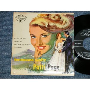 画像: PATTI PAGE - TENNESSEE WALTZ (Ex++/Ex++ A-1:VG+++ SCRATCH)  / 1952 US ORIGINAL 4 TRACKS Used 7" 45 rpm EP  