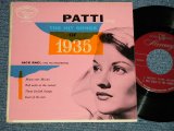 画像: PATTI PAGE - PATTI SINGS THE HIT SONG OF 1935 (Ex++/Ex+ / 1953 US ORIGINAL 4 TRACKS Used 7" 45 rpm EP  