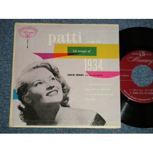 画像: PATTI PAGE - PATTI SINGS THE HIT SONG OF 1934 (Ex++/Ex++ EDSP) / 1953 US ORIGINAL 4 TRACKS Used 7" 45 rpm EP  