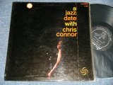画像: CHRIS CONNOR - A JAZZ DATE WITH CHRIS CONNOR (Ex++/Ex++) / 1958 US AMERICA ORIGINAL "BLACK with SILVER Print Label" MONO Used  LP 