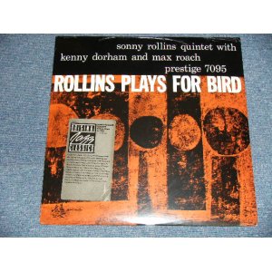 画像: SONNY ROLLINS -  ROLLINS PLAYS FOR BIRD (SEALED)  / 1986 US AMERICA Reissue "Brand New Sealed" LP