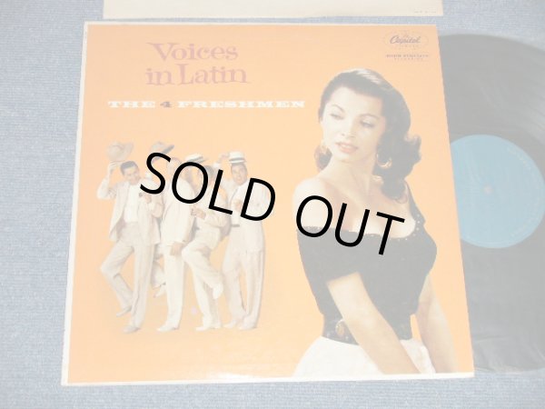 画像1: THE FOUR FRESHMEN - VOICES IN LATIN (Ex++, Ex/MINT-)  / 1958 US AMERICA ORIGINAL 1st Press "TURQUOISE  Label" MONO Used LP 