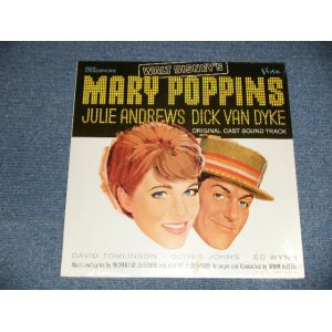 画像: Original Cast Sound Track  V.A. JULIE ANDREWS, DICK VAN DYKE -  Walt Disney's MARY POPPINS : Original Cast Soundtrack (SEALED BB) / 1964 US AMERICA ORIGINAL "Brand New Sealed"  "STEREO" LP Found Dead Stock 