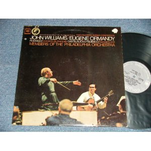 画像: JOHN  WILLIAMS / EUGENE ORMANDY : Rodrigo / Castelnuovo-Tedesco / Members Of The Philadelphia Orchestra  -TWO FAVORITE GUITAR CONCERTOS : Concierto De Aranjuez / Concerto In D (Ex-/Ex++ Looks:Ex TEAROFC, 2 x BB Hole) / 1967 US AMERICA ORIGINAL "360 SOUND Label" "MONO" Used LP 