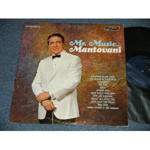 画像: MANTOVANI - MR. MUSIC...MANTOVANI (Ex+/Ex+++ TEAROL) / 1966 US AMERICA ORIGINAL "BLUE with BOXED 'LONDON' Label"  STEREO Used LP
