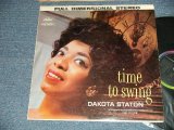 画像: DAKOTA STATON - TIME TO SWING (Ex+++/MINT- )  / 1959 US AMERICA  ORIGINAL 1st Press "BLACK with RAINBOW CAPITOL logo On Left Label"  STEREO Used  LP