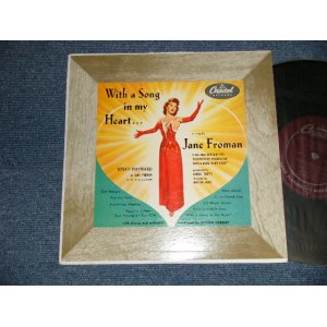 画像: JANE FROMAN - WITH A SONG IN MY HEART (Ex++/Ex++ EDSP) / 1952 US AMERICA ORIGINAL Used 10" LP