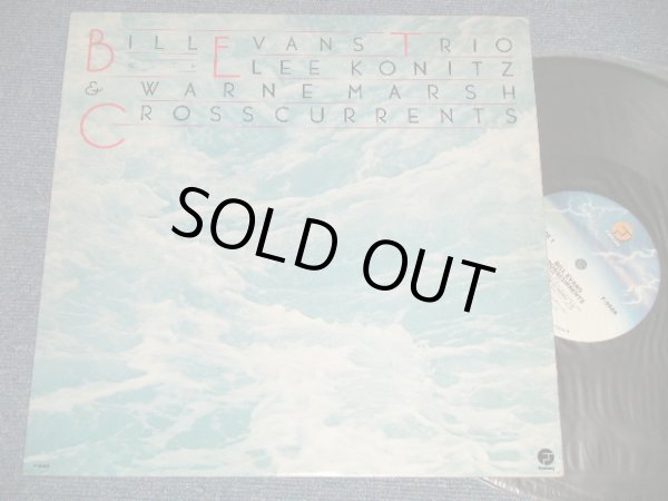 画像1: BILL EVANS Trio With Lee Konitz & Warne Marsh - CROSSCURRENTS(Ex+++/MINT-)  / 1978 US AMERICA ORIGINAL 1st Press "BLUE with LIGHTNING BOLTS LABEL" Used LP  