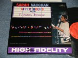 画像: SARAH VAUGHAN - AFTER HOURS AT THE LONDON HOUSE (MINT-/MINT-)  / 1968? US AMERICA REISSUE "RED Label" "With JAPANESE LINER" MONO Used  LP