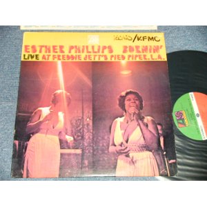 画像: ESTHER PHILLIPS - BURNIN' : LIVE AT FREDDIE JETT'S PIED PIPER,L.A.  ( Ex+++/MINT- ) / 1970 US AMERICA ORIGINAL 1st Press "1841 BROADWAY" Label Used LP 