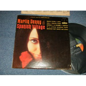 画像: MARTIN DENNY - SPANISH VILLAGE (Ex/Ex++STOBC)  / 1965 US AMERICA ORIGINAL 1st Press Label "BLACK with GOLD LIBERTY on LEFT Label" STEREO Used LP