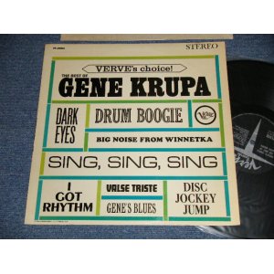 画像: GENE KRUPA  - VERVE'S CHOICE : THE BEST OF (Ex+++/Ex+++ Looks:Ex+) /1963 US AMERICA ORIGINAL STEREO Used LP