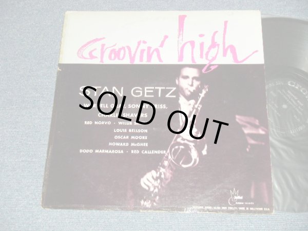 画像1: STAN GETZ - GROOVIN' HIGH (Ex/Ex  Looks:Ex++  EDSP, TAPE SEAM) / 1956 US AMERICA ORIGINAL "MONO" Used LP