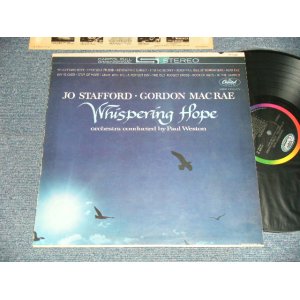 画像: JO STAFFORD & GORDON  MacRAE  - WHISHING HOPE (Ex+++/MINT-) / 1962 US AMERICA ORIGINAL 1st Press "BLACK with RAINBOW CAPITOL Logo on TOP Label" STEREO Used LP 