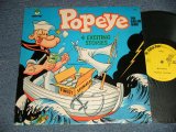 画像: ANIME / POPEYE The Sailor Man - 4 EXCITING STORIES (Ex+/Ex++ EDSP) / 1971 US AMERICA ORIGINAL Used LP 