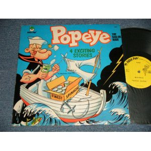 画像: ANIME / POPEYE The Sailor Man - 4 EXCITING STORIES (Ex+/Ex++ EDSP) / 1971 US AMERICA ORIGINAL Used LP 