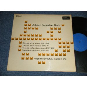 画像: Huguette Dreyfus, Johann Sebastian Bach ‎- Toccata BWV 913, 914, 910 And 911(Ex+++/MINT-) / 1966 FRANCE FRENCH ORIGINAL STEREO Used LP