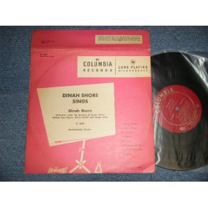 画像: DINAH SHORE - DINAH SHORE SINGS (Ex+/Ex++ EDSP)  / 1949 US AMERICA ORIGINAL Used 10" LP