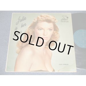 画像: JULIE LONDON - JULIE IS HER NAME (DEBUT ALBUM) (Matrix # ) (Ex++/Ex+++ Looks:Ex+) /1956 US AMERICA ORIGINAL MONO "1st Press LIBERTY Credit Front Cover" "1st Press Glossy Jcket " "2nd Press BACK Cover" "1st PRESS Turquoise Color LABEL" Used LP  
