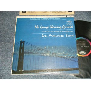 画像: GEORGE SHEARING QUINTET -  SAN FRANCISCO SCENE (Ex++/MINT- STOBC) / 1962 US AMERICA ORIGINAL 1st Press "BLACK with RAINBOW CAPITOL Logo on TOP Label"  STEREO Used LP 