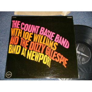 画像: COUNT BASIE With JOE WILLIAMS AND THE DIZZY GILLESPIE BAND  - AT NEW PORT :  (Ex+++/MINT-) / 1963 US AMERICA ORIGINAL 1st Press on STEREO Version Used LP 