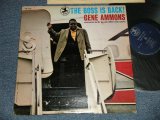 画像: GENE AMMONS - THE BOSS IS BACK (Ex++/Ex+++ EDSP, WOBC) / 1969 Version  US AMERICA REISSUE "DARK BLUE with TRIDENT Logo On CIRCLE on TOP Label" Used LP 