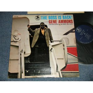 画像: GENE AMMONS - THE BOSS IS BACK (Ex++/Ex+++ EDSP, WOBC) / 1969 Version  US AMERICA REISSUE "DARK BLUE with TRIDENT Logo On CIRCLE on TOP Label" Used LP 